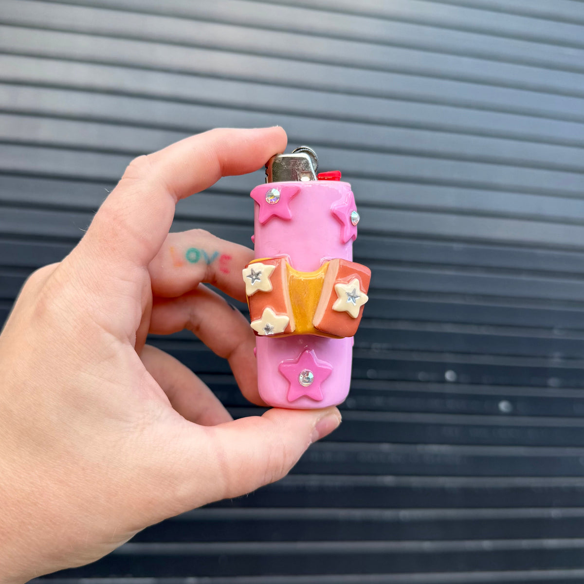 Starry Grilled Cheese Lighter Case