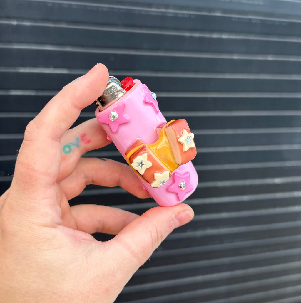 Starry Grilled Cheese Lighter Case