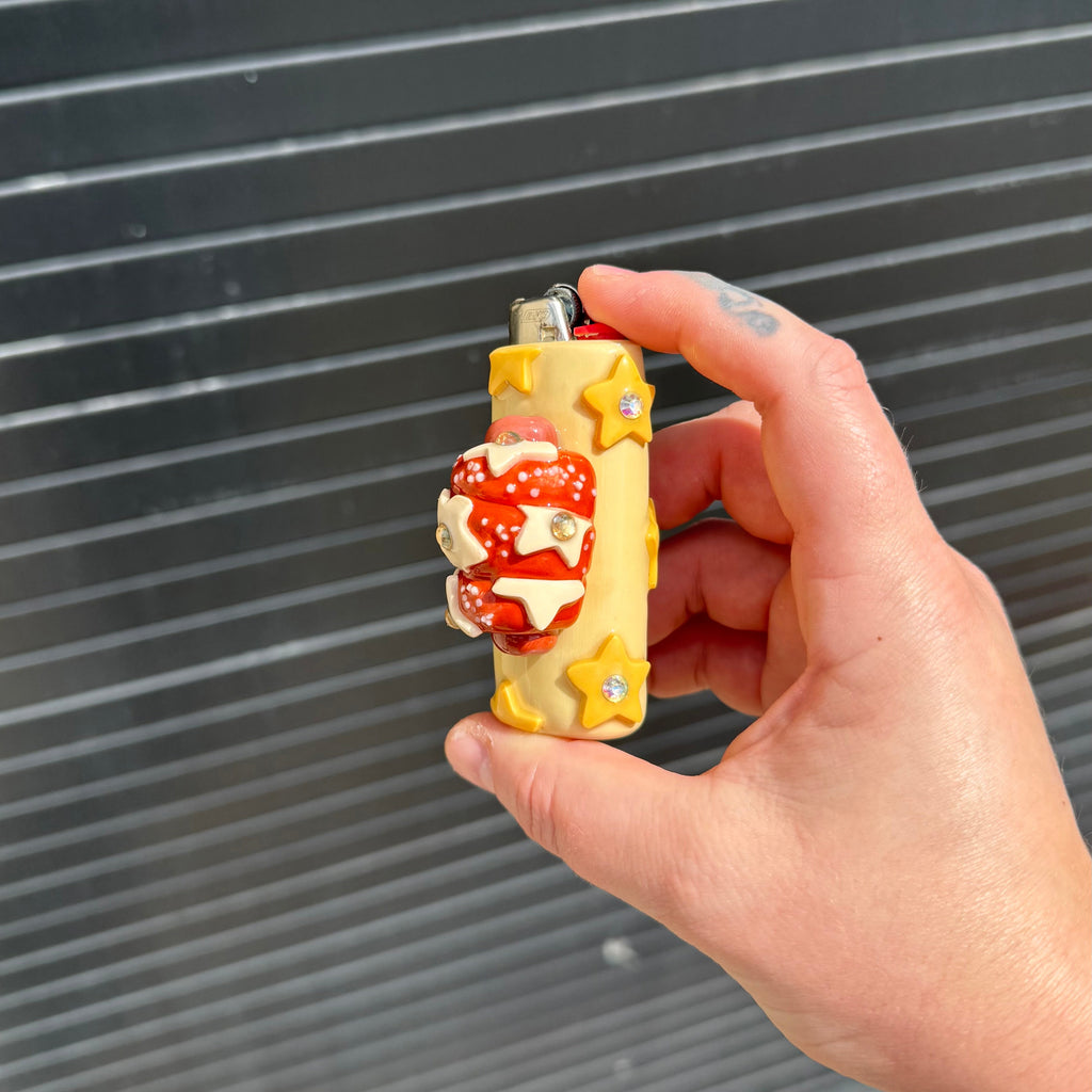 Starry Pretzel Dog Lighter Case