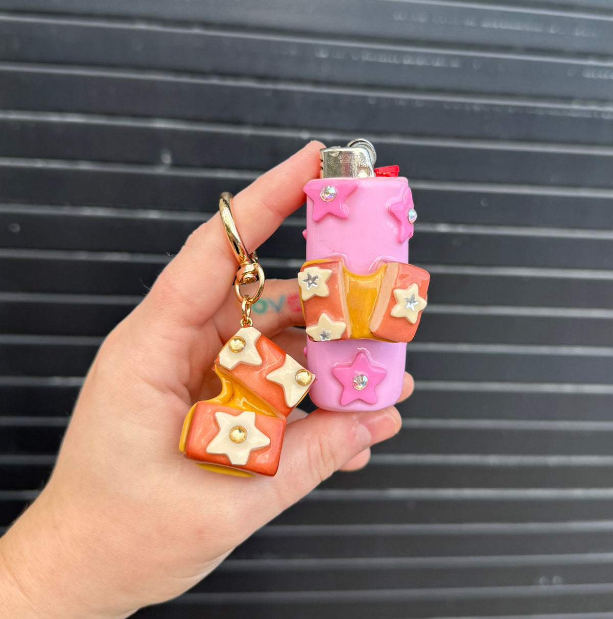 Starry Grilled Cheese Lighter Case