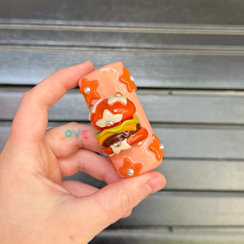 Starry Burger Lighter Case