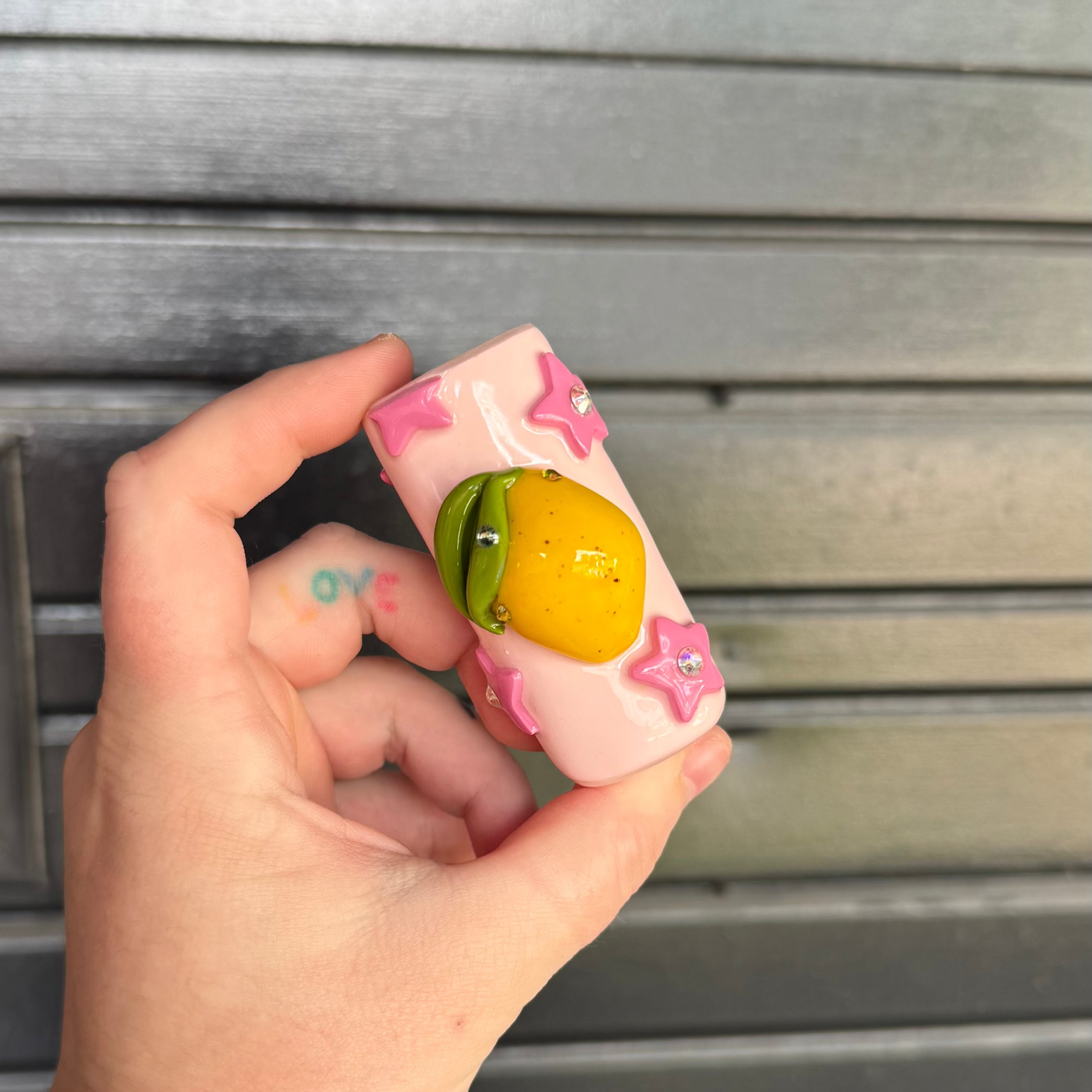 Starry Lemon Lighter Case